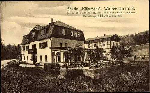Ak Waltersdorf Liebstadt in Sachsen, Baude Rübezahl