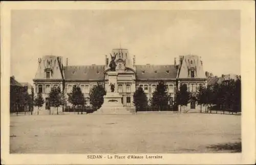 Ak Sedan Ardennes, La Place d'Alsace Lorraine