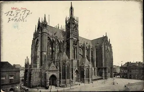 Ak Metz Moselle, Dom