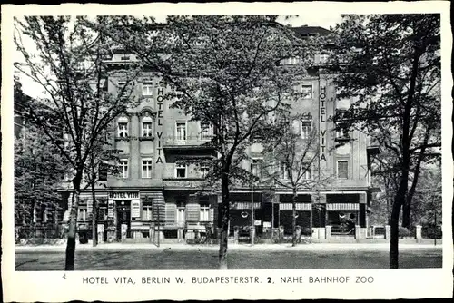 Ak Berlin, Hotel Vita, Budapester Straße 2