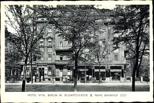 Ak Berlin, Hotel Vita, Budapester Straße 2