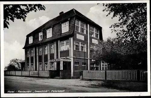 Ak Bad Saarow Pieskow Kreis Oder Spree, Hotel Restaurant Seeschloß