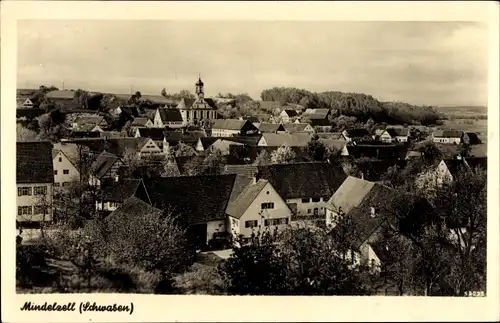 Ak Mindelzell Ursberg in Schwaben, Blick auf den Ort