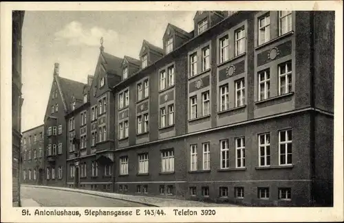 Ak Augsburg in Schwaben, St. Antoniushaus, Stephansgasse E 143/144