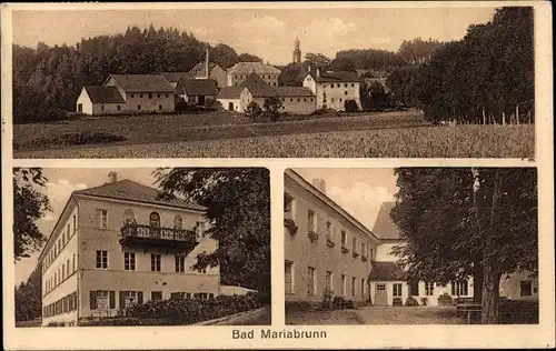 Ak Mariabrunn Eriskirch am Bodensee, Totalansicht, Villa, Baum