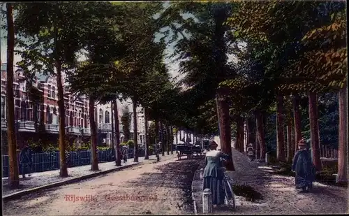 Ak Rijswijk Südholland Niederlande, Geestburgweg