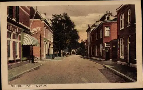 Ak Rijswijk Südholland Niederlande, Schoolstraat