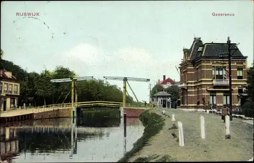 Ak Rijswijk Südholland Niederlande, Geestbrug