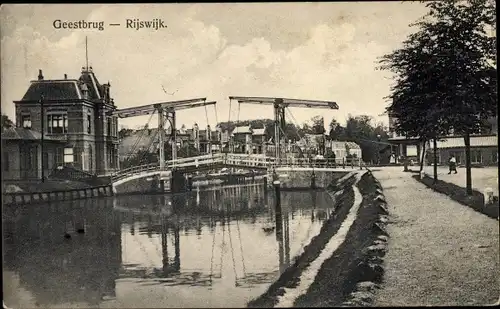 Ak Rijswijk Südholland Niederlande, Geestbrug