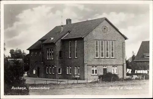 Ak Rockanje Südholland Niederlande, Gemeentehuis