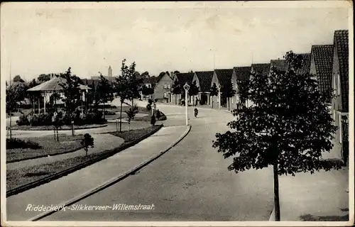 Ak Slikkerveer Ridderkerk Südholland Niederlande, Willemstraat