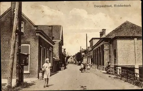 Ak Ridderkerk Südholland Niederlande, Dorpsstraat