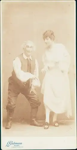 Kabinett Foto Wien 9. Alsergrund Österreich, Schauspieler Tautenhein und Fischer