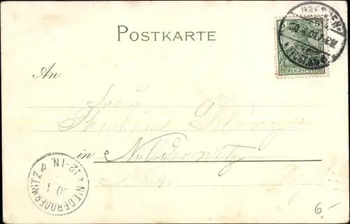 Litho Dresden Altstadt,  König-Johann-Denkmal, Theater, Kath. Hofkirche