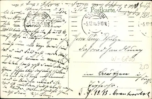 Ak Mannheim in Baden, Marktplatz mit Rathaus, Straßenbahn