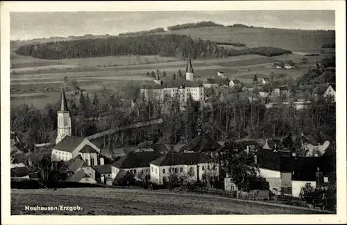 Ak Neuhausen im Erzgebirge, Panorama