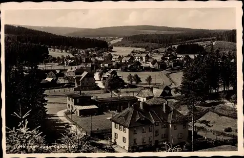 Ak Jägersgrün Muldenhammer im Vogtland, Panorama