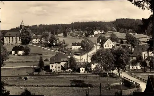 Ak Rautenkranz im Vogtland, Ortsansicht