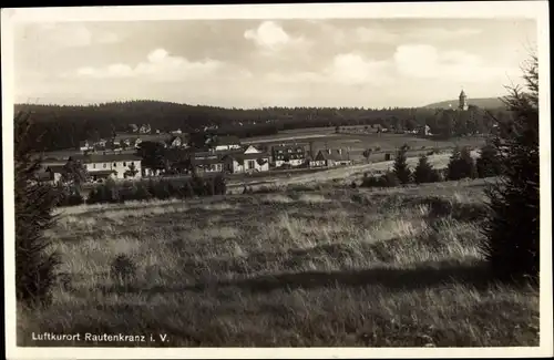 Ak Rautenkranz im Vogtland, Ortsansicht