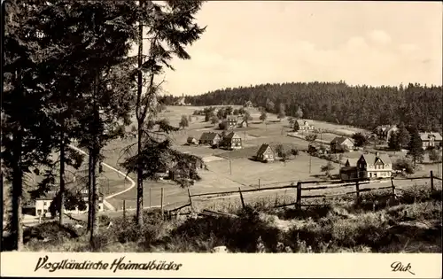 Ak Mühlleithen Klingenthal im Vogtland Sachsen, Sommerfrische und Wintersportgebiet, Panorama