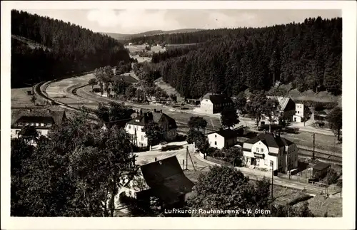 Ak Morgenröthe Rautenkranz im Vogtland, Panorama vom Ort