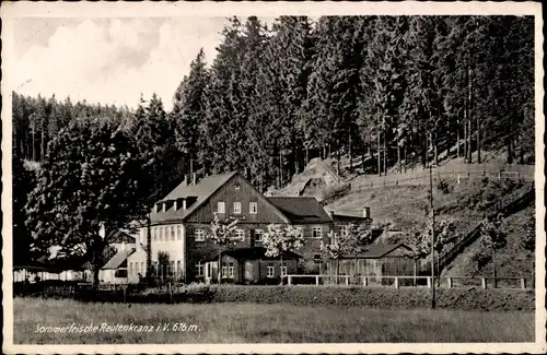 Ak Rautenkranz im Vogtland, Sommerfrische, Gasthof Frischhütte