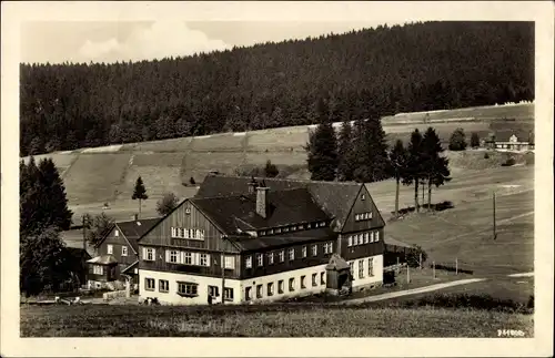 Ak Mühlleithen Klingenthal im Vogtland Sachsen, Buschhaus