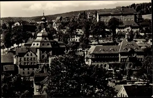 Ak Klingenthal im Vogtland Sachsen, Ortsansicht mit Kirche