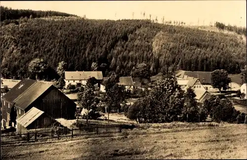 Ak Kratzhammer Altenberg im Erzgebirge, Ortspartie