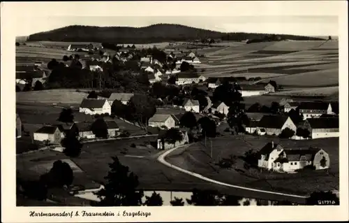 Ak Hartmannsdorf Reichenau im Erzgebirge, Ortsansicht