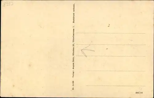 Ak München, Damenstift, Speisesaal