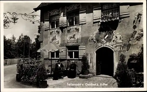 Ak Großholzleute Isny im Allgäu, Gasthof zum Adler