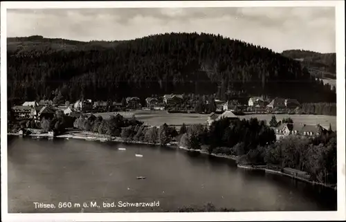 Ak Titisee Neustadt im Breisgau Hochschwarzwald, Teilansicht