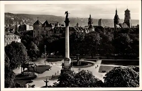 Ak Stuttgart in Württemberg, Schlossplatz