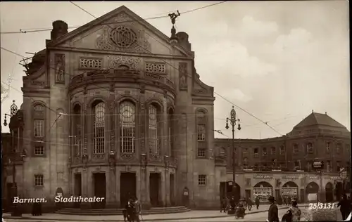 Ak Barmen Wuppertal, Stadttheater