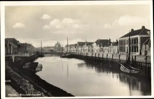 Ak Zierikzee Zeeland, Haven, Brouwarshaven