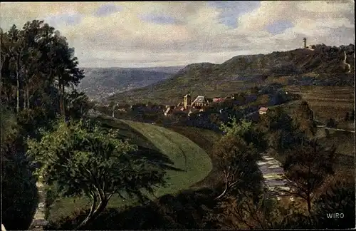 Ak Jena in Thüringen, Fuchsturm mit Ziegenhain