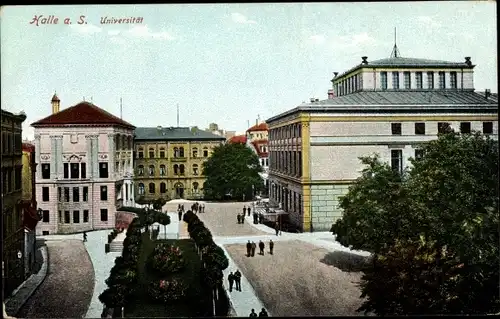Ak Halle an der Saale, Universität