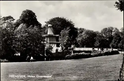 Ak Heemstede Nordholland Niederlande, Molen Groenendaal