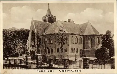 Ak Huizen Nordholland Niederlande, Oude Herv. Kerk