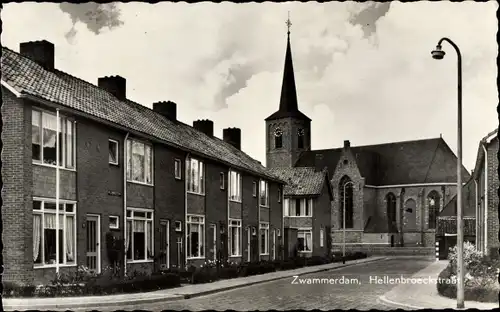 Ak Zwammerdam Südholland, Hellenbroeckstraat