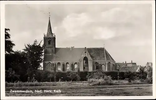 Ak Zwammerdam Südholland, Ned. Herv. Kerk