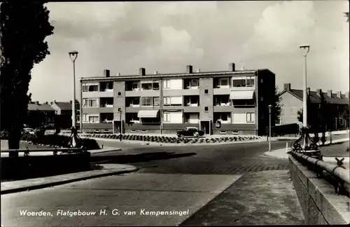 Ak Woerden Utrecht Niederlande, Flatgebouw H.G. van Kempensingel