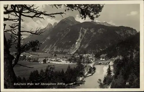 Ak Scharnitz in Tirol, Gesamtansicht