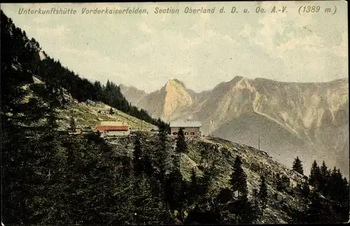 Ak Tirol, Kaisergebirge, Vorderkaiserfeldenhütte