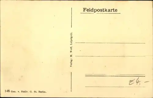 Ak Dontrien Marne, Ruine der Kirche