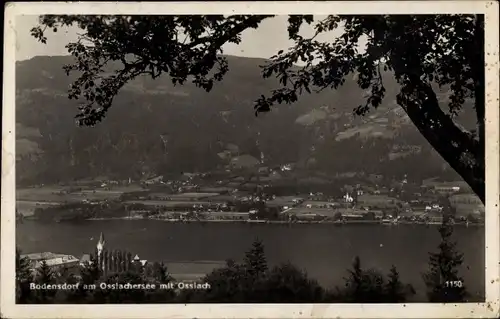 Ak Bodensdorf Steindorf am Ossiacher See Kärnten, Panorama mit Ossiach