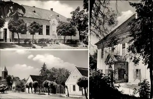 Ak Kőröshegy Ungarn, Gebäude, Außenansicht, Straßenpartie