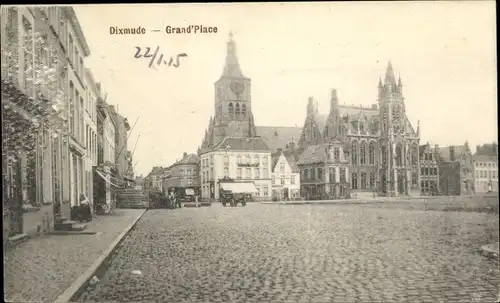 Ak Diksmuide Dixmude Westflandern, Grand Place