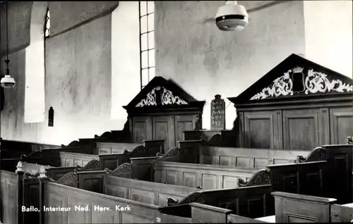 Ak Baflo Het Hogeland Groningen, Ned. Herv. Kerk, Interieur